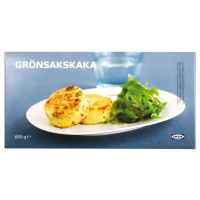 IKEA GRÖNSAKSKAKA  (ИКЕА ГРЁНСАКСКАКА)  -  Овощной медальон, замороженный