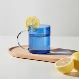 IKEA SKUGGSTUBB (ИКЕА СКУГГСТУББ) — Кружка, светло-голубой/стекло 410 мл — фото 3