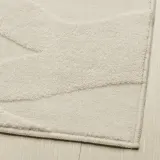 IKEA VÄXELFEL (ИКЕА ВЭКСЕЛФЕЛ) — Ковёр с коротким ворсом, кремовый 133x195 см — фото 5