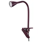 IKEA NÄVLINGE (ИКЕА НЭВЛИНГЕ) — LED-светильник с зажимом, тёмно-красный — фото 1