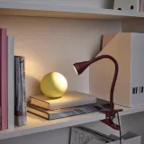 IKEA NÄVLINGE (ИКЕА НЭВЛИНГЕ) — LED-светильник с зажимом, тёмно-красный — фото 2