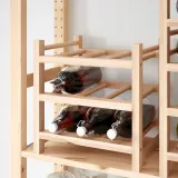 IKEA HUTTEN (ИКЕА ХУТТЕН) — Стойка для 9 бутылок вина, массив дерева — фото 2