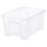 IKEA SAMLA (ИКЕА САМЛА) — Контейнер, прозрачный 28x19x14 см/5 л — фото 1