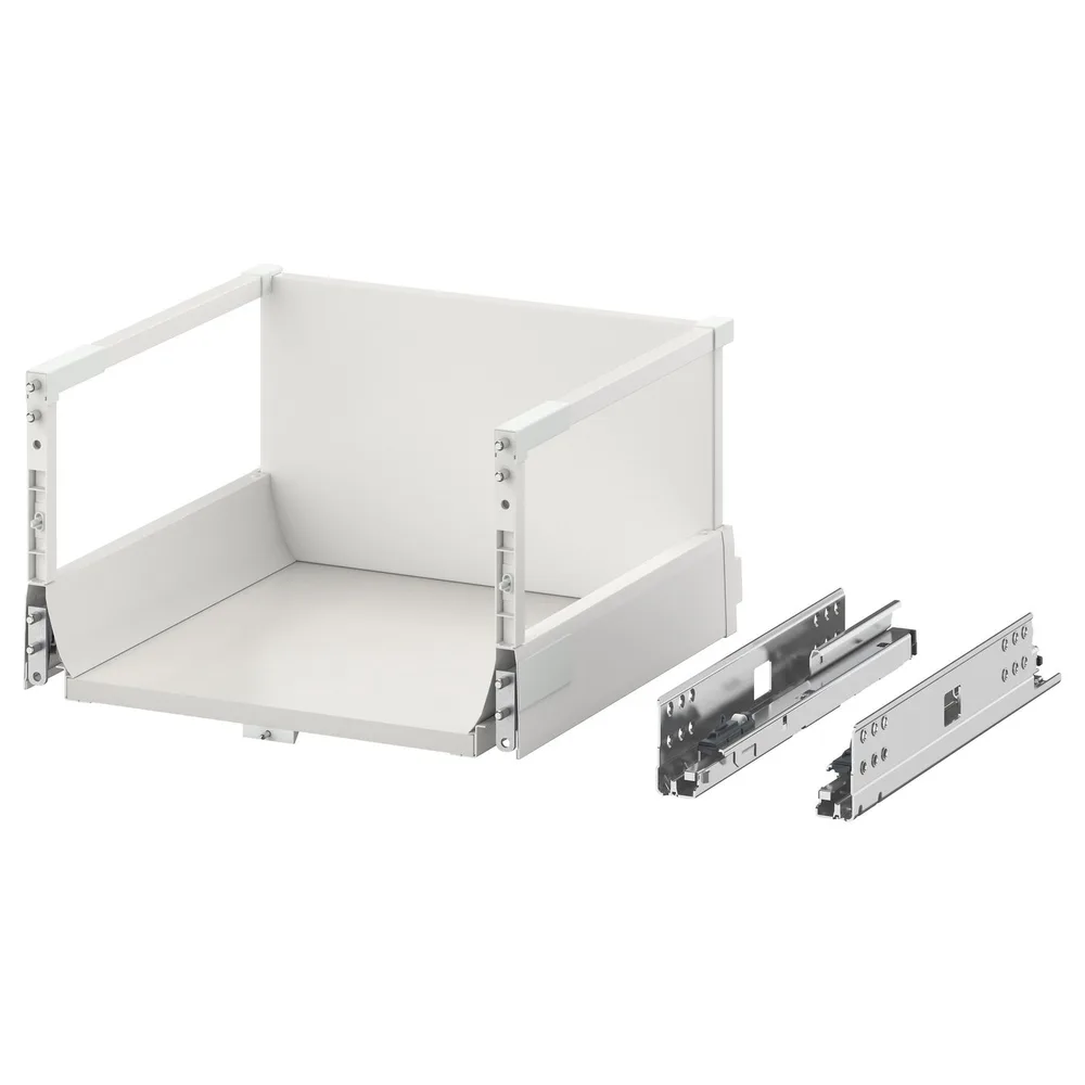IKEA MAXIMERA (ИКЕА МАКСИМЕРА) — Ящик высокий, белый 40x37 см