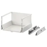 IKEA MAXIMERA (ИКЕА МАКСИМЕРА) — Ящик высокий, белый 40x37 см — фото 1