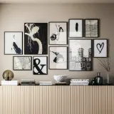 IKEA LOMVIKEN (ИКЕА ЛОМВИКЕН) — Рамка, черный 40x50 см — фото 5