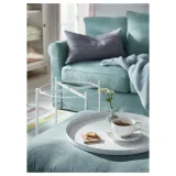 IKEA GLADOM (ИКЕА ГЛАДОМ) — Столик с подносом, белый 45х53 см — фото 5