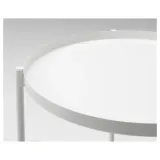 IKEA GLADOM (ИКЕА ГЛАДОМ) — Столик с подносом, белый 45х53 см — фото 6