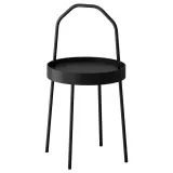 IKEA BURVIK (ИКЕА БУРВИК) — Столик, черный 38 см — фото 1
