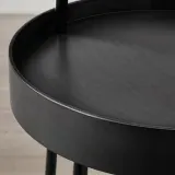 IKEA BURVIK (ИКЕА БУРВИК) — Столик, черный 38 см — фото 7