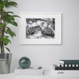 IKEA LOMVIKEN (ИКЕА ЛОМВИКЕН) — Рамка, белый 30х40 см — фото 5