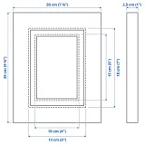 IKEA EDSBRUK (ИКЕА ЕДСБРУК) — Рамка, белый 13х18 см — фото 4