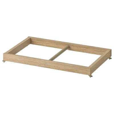IKEA KOMPLEMENT (ИКЕА КОМПЛИМЕНТ) — Штанга для одежды, имитация дуба, бейцованного в белый цвет 50x35 см