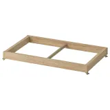 IKEA KOMPLEMENT (ИКЕА КОМПЛИМЕНТ) — Штанга для одежды, имитация дуба, бейцованного в белый цвет 50x35 см — фото 1