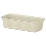 IKEA NOJIG (ИКЕА НОЙИГ) — Органайзер, пластик/бежевый 10x20x5 см — фото 1