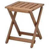 IKEA NÄMMARÖ (ИКЕА НЭММАРЁ) — Табурет садовый складной, светло-коричневая морилка 37x45 см — фото 1