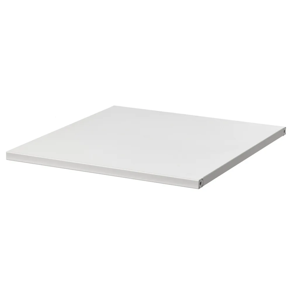 IKEA JOSTEIN (ИКЕА ЙОСТЕИН) — Полка металлическая, для дома и улицы белая 37x40 см