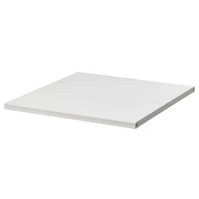 IKEA JOSTEIN (ИКЕА ЙОСТЕИН) — Полка металлическая, для дома и улицы белая 37x40 см
