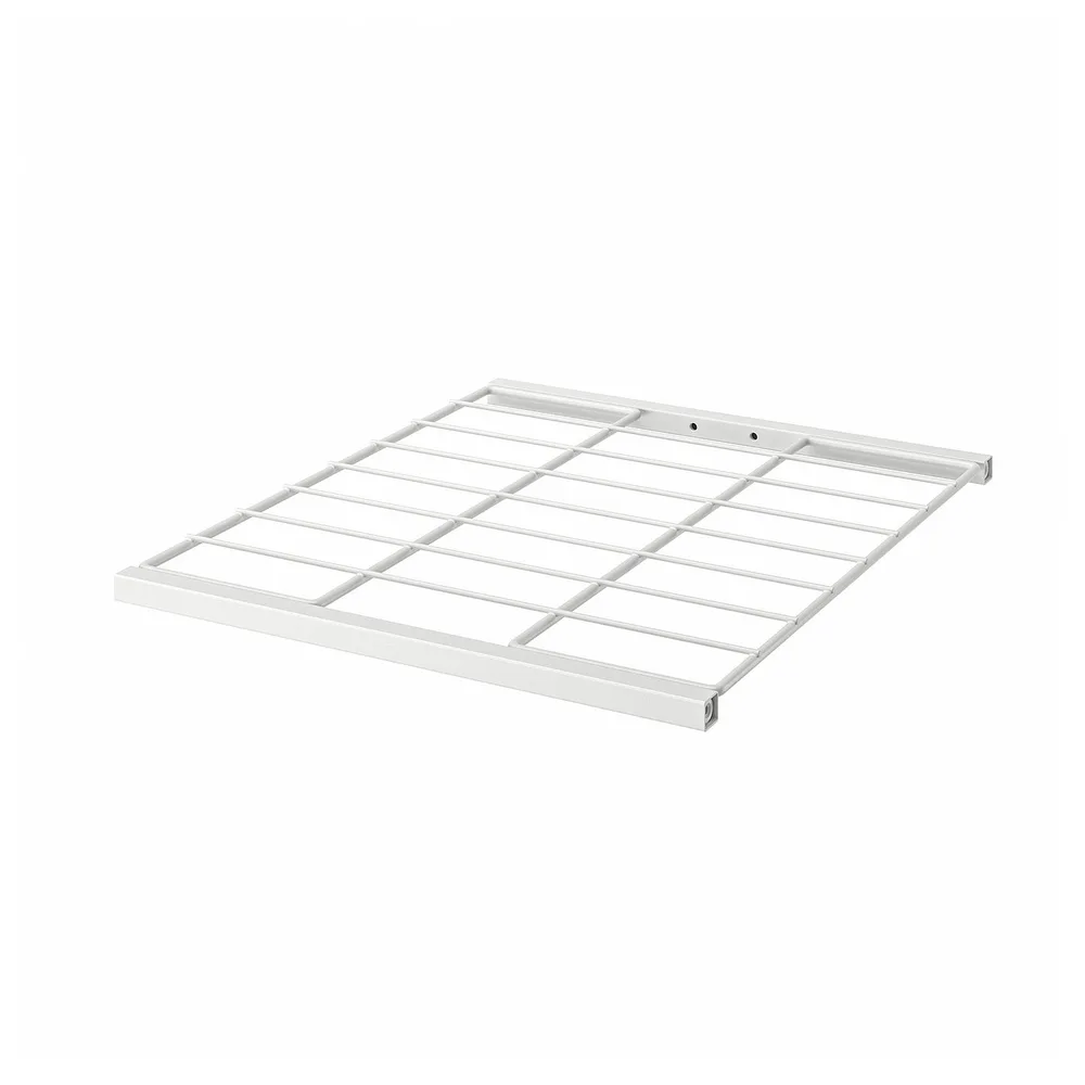 IKEA JOSTEIN (ИКЕА ЙОСТЕИН) — Полка проволочная, для дома и улицы белая 37x40 см
