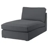 IKEA KIVIK (ИКЕА КИВИК) — Чехол на шезлонг, Гуннаред средне-серый — фото 2