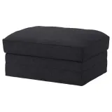 IKEA GRÖNLID (ИКЕА ГРЁНЛИД) — Чехол на пуф с ящиком для хранения, Hillared антрацит — фото 2