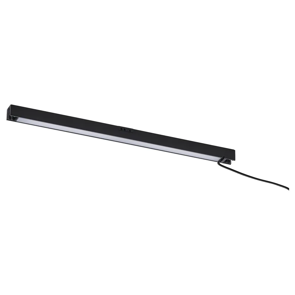 IKEA SKYDRAG (ИКЕА СКИДРАГ) — Светодиодная подсветка для столешницы/шкафа с датчиком, диммируемая, антрацит 40 см
