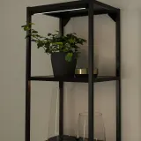 IKEA SKYDRAG (ИКЕА СКИДРАГ) — Светодиодная подсветка для столешницы/шкафа с датчиком, диммируемая, антрацит 40 см — фото 5