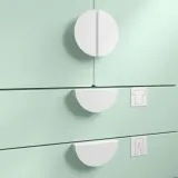 IKEA BEGRIPA (ИКЕА БЕГРИПА) — Ручка, белый/полукруглая 130 мм — фото 2