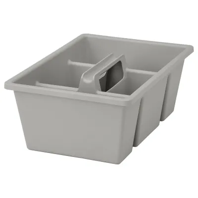 IKEA FÅNGGRÖDA (ИКЕА ФОНГГРЁДА) — Вкладыш с перегородками, светло-серый 35х24х14 см