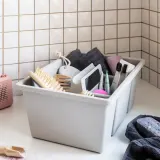 IKEA FÅNGGRÖDA (ИКЕА ФОНГГРЁДА) — Вкладыш с перегородками, светло-серый 35х24х14 см — фото 3