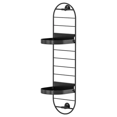IKEA SKUGGRÖNA (ИКЕА СКУГГРЁНА) — Настенная подставка для растений, черный 54 см