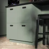 IKEA NICKEBO (ИКЕА НИКЕБО) — Фронтальная панель ящика, матовый серо-зеленый 40х40 см — фото 3