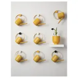 IKEA JORDBORR (ИКЕА ЙОРДБОРР) — Крючок самоклеящийся, снежинки/разноцветный — фото 2