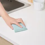 IKEA PEPPRIG (ИКЕА ПЕППРИГ) — Губка для мытья посуды, зелёный голубой/жёлтый — фото 3