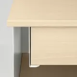 IKEA STOMSÖ (ИКЕА СТОМСЁ) — Столик прикроватный настенный, имитация берёзы белый/синий 36x29x20 см — фото 7