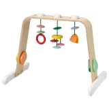 IKEA LEKA (ИКЕА ЛЕКА) — Стойка с игрушками, берёзовая фанера/разноцветная — фото 1