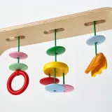 IKEA LEKA (ИКЕА ЛЕКА) — Стойка с игрушками, берёзовая фанера/разноцветная — фото 2