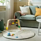 IKEA LEKA (ИКЕА ЛЕКА) — Стойка с игрушками, берёзовая фанера/разноцветная — фото 4