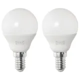 IKEA SOLHETTA (ИКЕА СОЛХЕТТА) — Лампа светодиодная E14 470 люмен — шар опаловый белый — фото 1