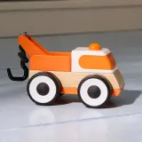 IKEA LILLABO (ИКЕА ЛИЛЛАБО) — Набор машинок, 3 предмета, пожарная машина, спортивный автомобиль/эвакуатор разноцветный — фото 5