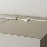 IKEA ÖVERSIDAN (ИКЕА ЁВЕРСИДАН) — LED-панель с датчиком для шкафа, диммируемая серо-бежевая 46 см — фото 7