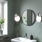 IKEA LINDBYN (ИКЕА ЛИНДБИН) — Зеркало, чёрное 50 см — фото 5