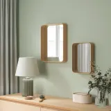 IKEA DVÄRGSYREN (ИКЕА ДВЭРГСИРЕН) — Зеркало, дубовый шпон 28x37 см — фото 4