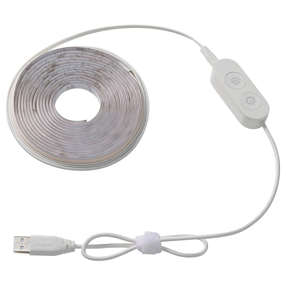 IKEA KABBLEKA (ИКЕА КАББЛЕКА) — Лента светодиодная с USB, диммируемая 3 м