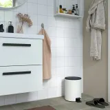 IKEA TURRIDNING (ИКЕА ТУРРИДНИНГ) — Ведро для мусора, белый/антрацит 9 л — фото 3