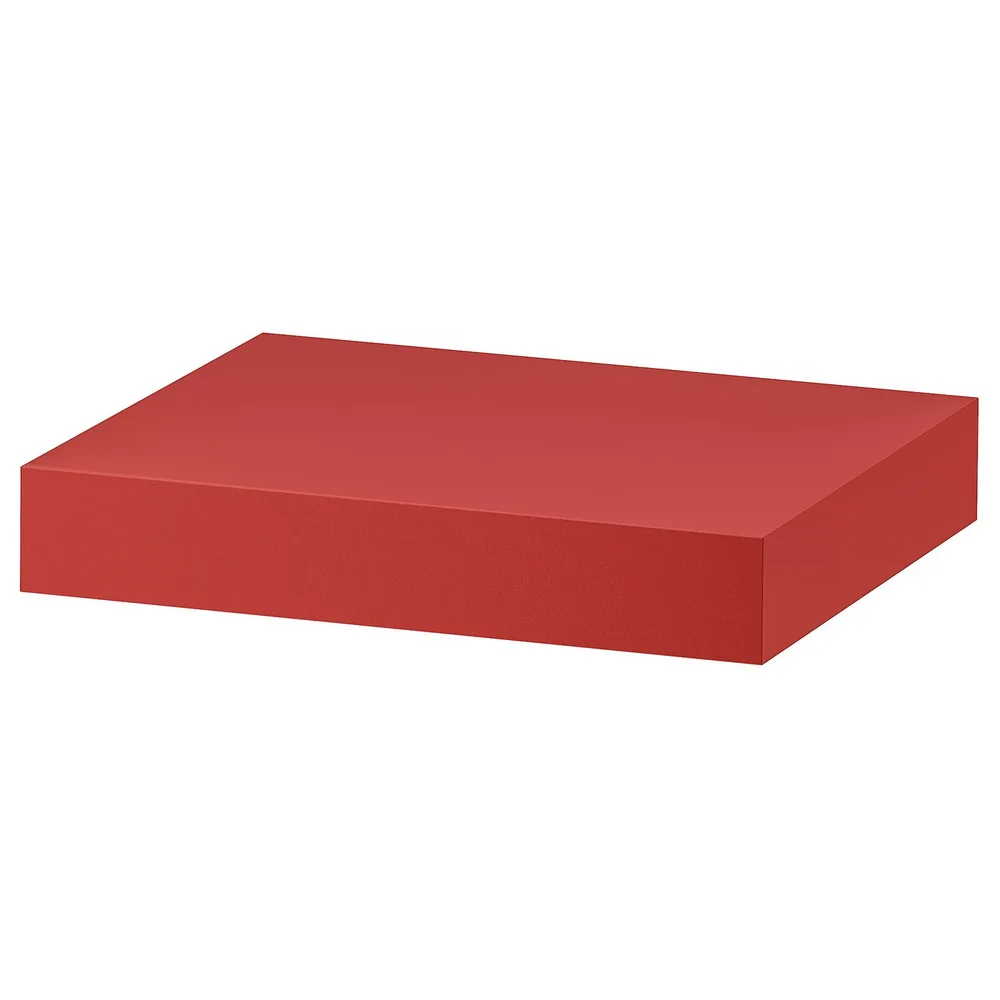 IKEA LACK (ИКЕА ЛАКК) — Полка настенная, красный 30x26 см