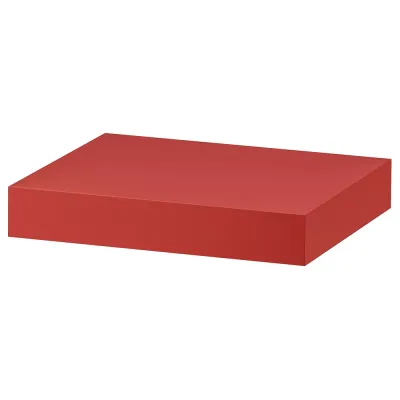 IKEA LACK (ИКЕА ЛАКК) — Полка настенная, красный 30x26 см