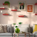 IKEA LACK (ИКЕА ЛАКК) — Полка настенная, красный 30x26 см — фото 2