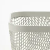 IKEA 365+ (ИКЕА 365+) — Корзина для продуктов, металл/белый 14x14x10 см — фото 8