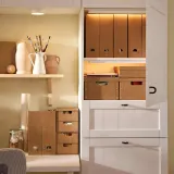 IKEA GÄRDESGÅRD (ИКЕА ГЭРДЕСГОРД) — Коробка с крышкой, натуральный 25x35x16 см — фото 4